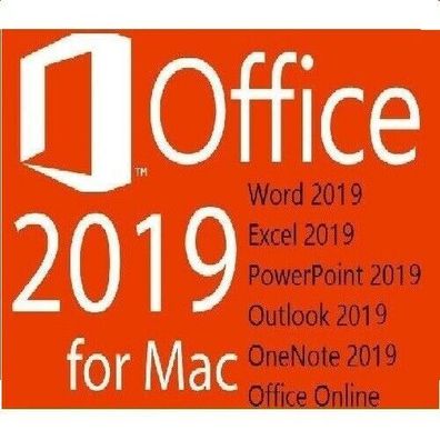 MS Office 2019 Home and Business für MAC / unbegrenzte Laufzeit /