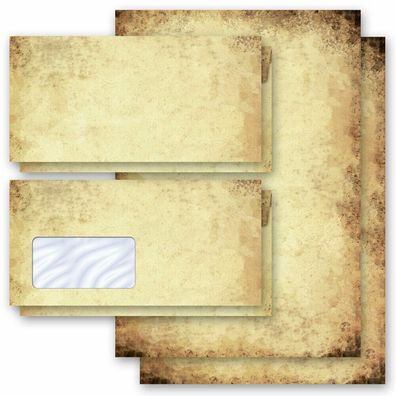 Motiv-Briefpapier-Sets ALTES PAPIER