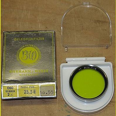 B + W 060 Gelbgrün Filter 35,5E - Neu