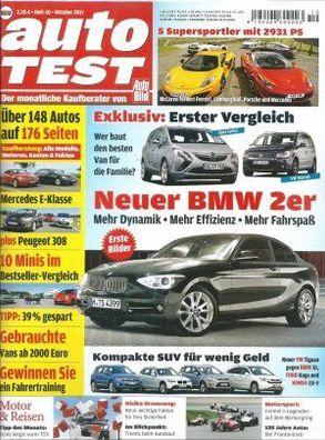 Auto Test Nr. 10 Oktober 2011 Neuer BMW 2er