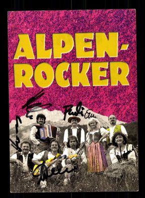 Alpen Rocker Autogrammkarte Original Signiert ## BC 95839