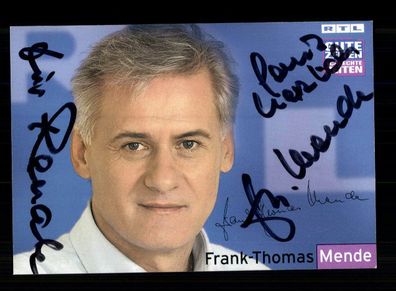 Frank Thomas Mende GZSZ Autogrammkarte Original Signiert + F 2592