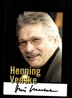 Henning Venske Autogrammkarte Original Signiert + F 2405