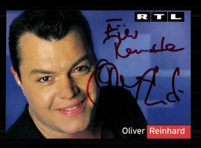 Oliver Reinhard RTL Autogrammkarte Original Signiert + F 2657