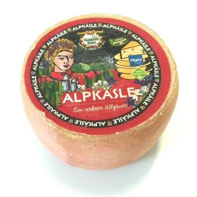 Alpkäsle würziger Bergkäse aus dem Allgäu 900g Minilaib geeignet für Girolle