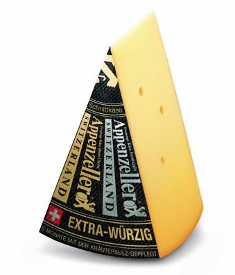 Appenzeller Extra 1 kg frisch vom Stück würzig Schweizer Käse gereift