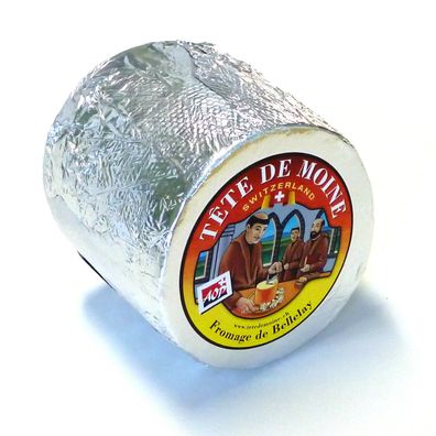 Tete de Moine Käse ca 850g ganzer Laib für Girolle Käsehobel