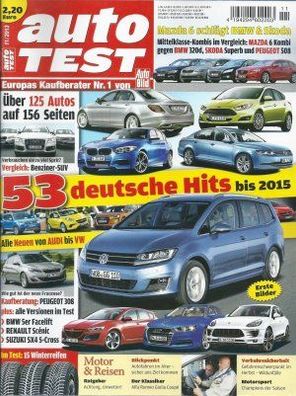 Auto Test Nr. 11 November 2013 - 53 deutsche Hits bis 2015