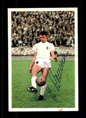 Herbert Laumen Borussia Mönchengladbach 1967-68 Bergmann Sammelbild Original Sig