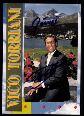 Vico Torriani Autogrammkarte Original Signiert ## BC 46692