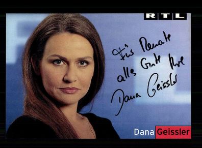 Dana Geissler RTL Autogrammkarte Original Signiert + F 2660