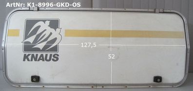 Knaus Wohnwagen Gaskastendeckel gebraucht 127,5 x 52 ohne Schlüssel