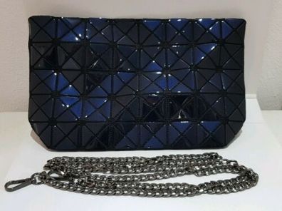 Geometrical Damen Handtasche klein Mini 1003 Malique by ME Schulterkette blau