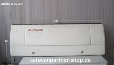 Dethleffs Gaskastendeckel Wohnwagen ohne Schlüssel ca 197 x 66