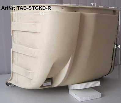 Tabbert Seitenteil für Gaskastendeckel gebraucht RECHTS (zB 630er)