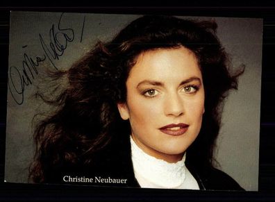 Christine Neubauer Autogrammkarte Original Signiert # BC 139425