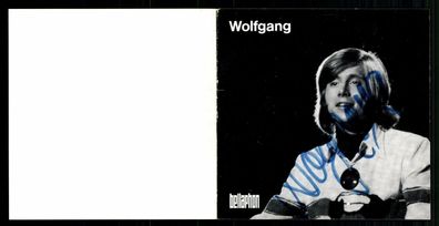 Wolfgang Autogrammkarte Original Signiert ## BC 47811