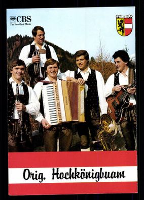 Original Hochkönigbuam Autogrammkarte Original Signiert ## BC 44119