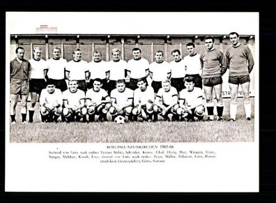 Borussia Neunkirchen Mannschaftskarte 1965-66