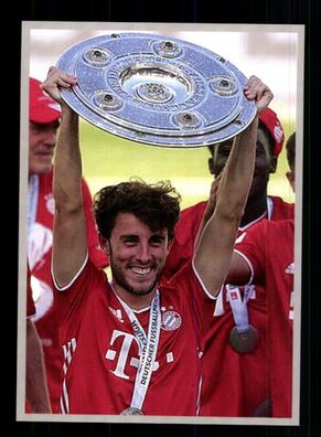 Alvaro Odriozola Autogrammkarte Bayern München Deutscher Meister
