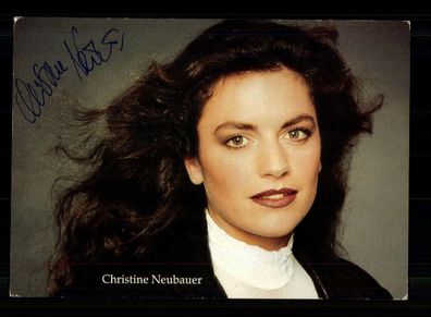 Christine Neubauer Autogrammkarte Original Signiert + F 2699