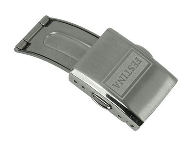 Faltschließe Edelstahl für Kautschukarmband 17mm Festina F16021/ C F16021/ D