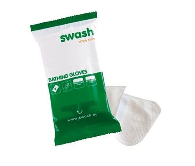 40x Swash feuchte Einmal Waschhandschuhe einweg Einmalwaschlappen für Senioren