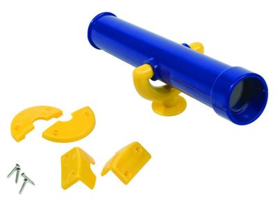 Fernrohr blau gelb - Zubehör für Spielturm Stelzenhaus Schaukel