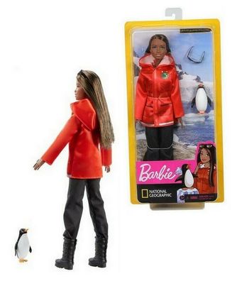 Barbie National Geographic Polar Meeresbiologin Puppe Mattel GDM45 NEU