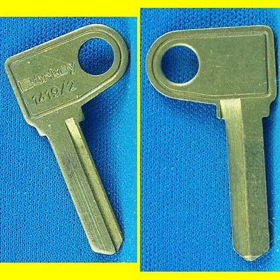 Schlüsselrohling Börkey 1419/2 für verschiedene Telefonschlösser