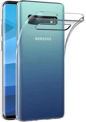 Wisam® Schutzhülle für Samsung Galaxy S10 Plus Silikon Clear Case Transparent