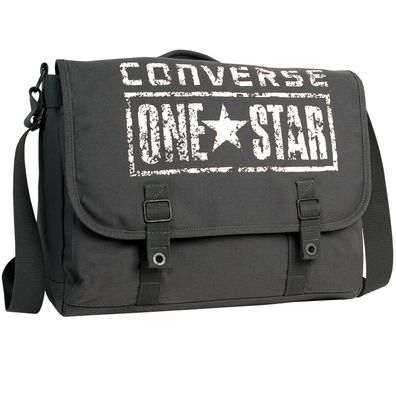 Converse Umhängetasche ONE STAR Schultertasche Überschlagtasche Tasche NEU Grau