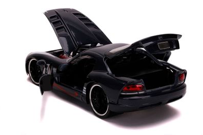 Jada Toys 253225015 Marvel Spiderman Venom 2008 Dodge Viper SRT10 1:24