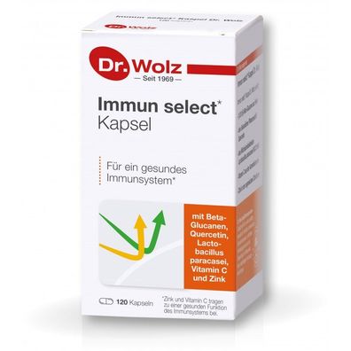 NEU Immun select* Kapsel 120 Kapseln Aktivkomplex 10 Mrd. / 4 Kapseln - Dr. Wolz