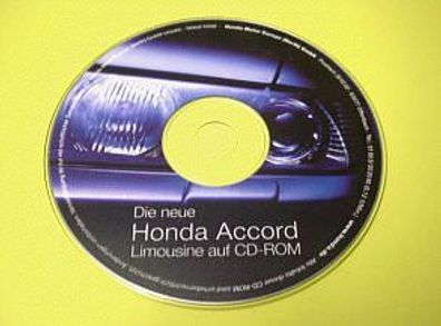 Honda Accord Limousine 2002 - Promotion CD-ROM