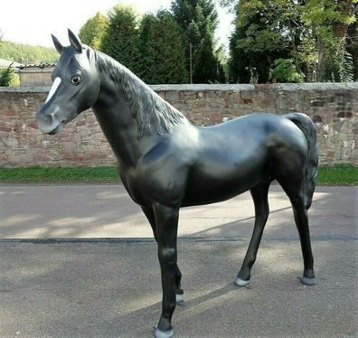 XXL Pferd lebensgross Premium Gartendeko ca. 225cm Gartendekoration-Deko Figur