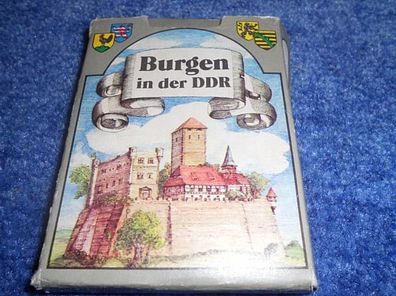 Kartenspiel/ Quartettspiel - Burgen in der DDR