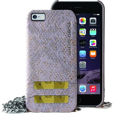 Puro Glam Cover SnapOn Chain Case SchutzHülle Tasche Schale für iPhone 6+ 6s+