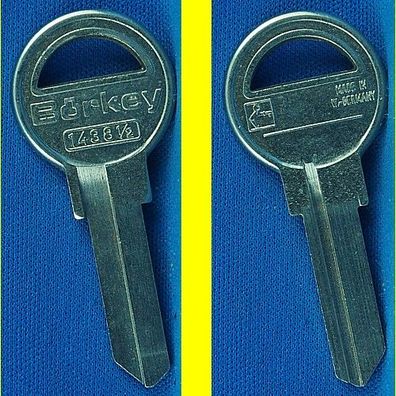 Schlüsselrohling Börkey 1438 1/2 für Abus Vorhängeschlösser 84/40 L Serie 1-2000
