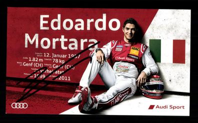 Edoardo Mortara Autgrammkarte Original Signiert Motorsport # G 31573