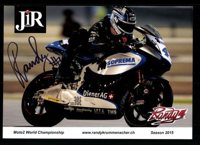 Randy Krummenacher Autogrammkarte Original Signiert Motorsport # BC G 31600