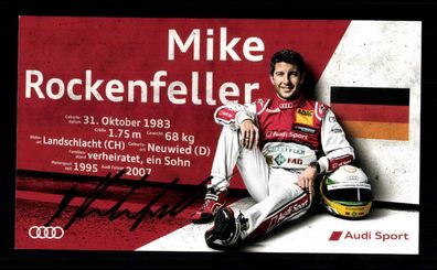 Mike Rockenfeller Autogrammkarte Original Signiert Motorsport # G 31577