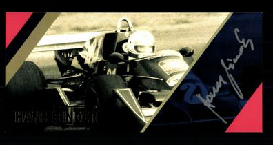 Hans Binder Autogrammkarte Original Signiert Motorsport # BC G 31587