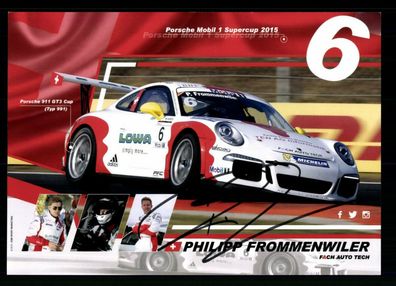 Philipp Frommenwiler Autogrammkarte Original Signiert Motorsport # BC G 31595