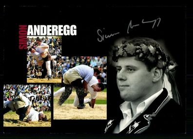 Simon Anderegg Autogrammkarte Original Signiert Swinger ## BC G 31438