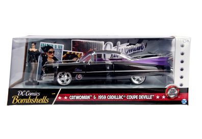 Jada Toys 253255006 DC Comics Bombshells 1959 Cadillac 1:24 Modellauto