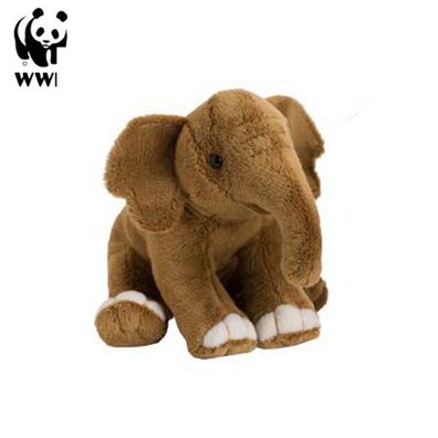 Plüschtier Asiatischer Elefant (Rüssel runter, 18cm)