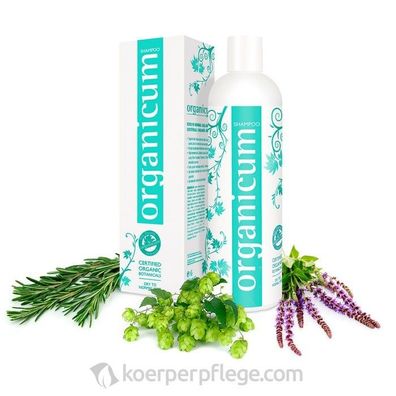 organicum Shampoo gegen Schuppen und Haarausfall, 350 ml
