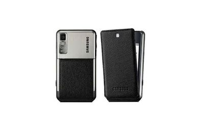 Original Samsung F480 F480i Flipcase Case Tasche Cover Schutzhülle mit Akkudeckel Neu