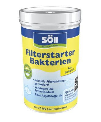 Söll Filterstarter 250 Gr. Filterstarter Bakterien für Teiche